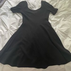 Nordstrom black ribbed dress- size: SMALL